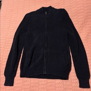 Merona Dark Blue Zip-Up Sweater